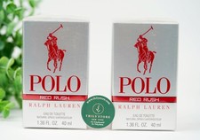 Polo Red Rush Ralph Lauren EDT Cologne 40 ml Each x 2 for Men New Sealed In Box
