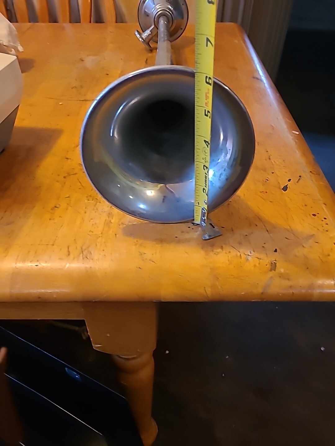 Vintage Grover Products Los Angeles 24.5" Chrome Air Horn w/ Bracket eBay