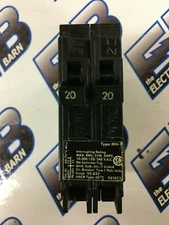 Murray MP2020N Tandem Circuit Breaker 20 Amp 120V (2) 1 Pole Non-CTL -WARRANTY