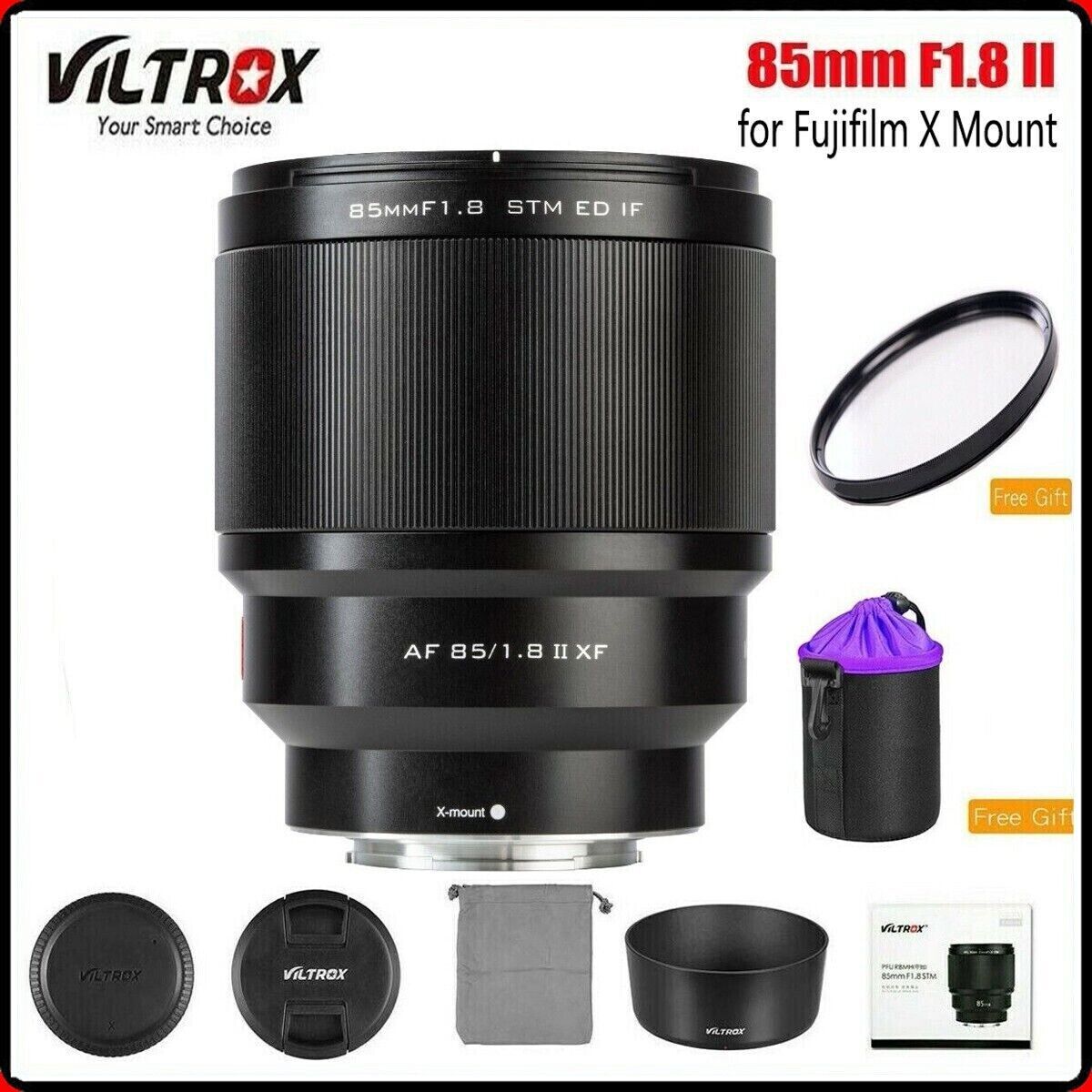 Objectif photo Viltrox 85mm F1.8 II autofocus STM rapide pour hybride Sony E