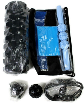 8 in 1 Foam Roller Set, Trigger Point Back Roller, Ball, Muscle Roller Stick&Bag