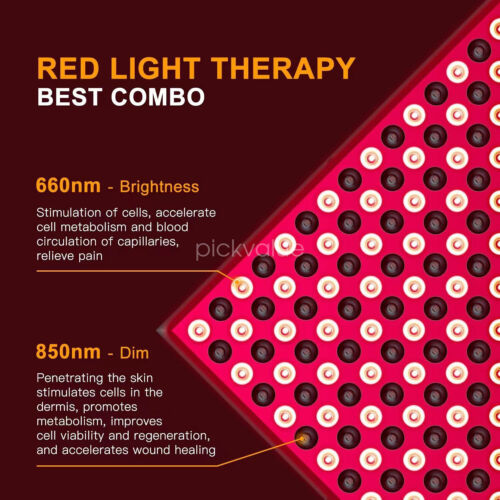 Infrared Light Therapy Lamp Device 660nm Red and 850nm Near Infrared - Picture 5 of 9