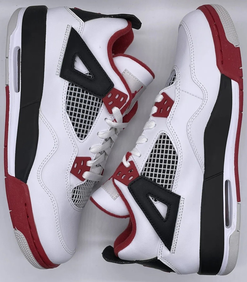 Air Jordan 4 Retro \'Fire Red\' 2012 GS Size 6Y / Wmn\'s 7.5 (408452-110) DS OG ALL Air Jordan 4 Retro  main image 2
