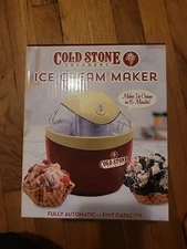 Cold Stone Creamery Ice Cream Maker Machine 1pt Bowl Gelato Sorbet Frozen Yogurt