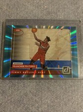 2021-22 Donruss Basketball Jimmy Butler TEAL LASER HOLO Franchise Features Heat