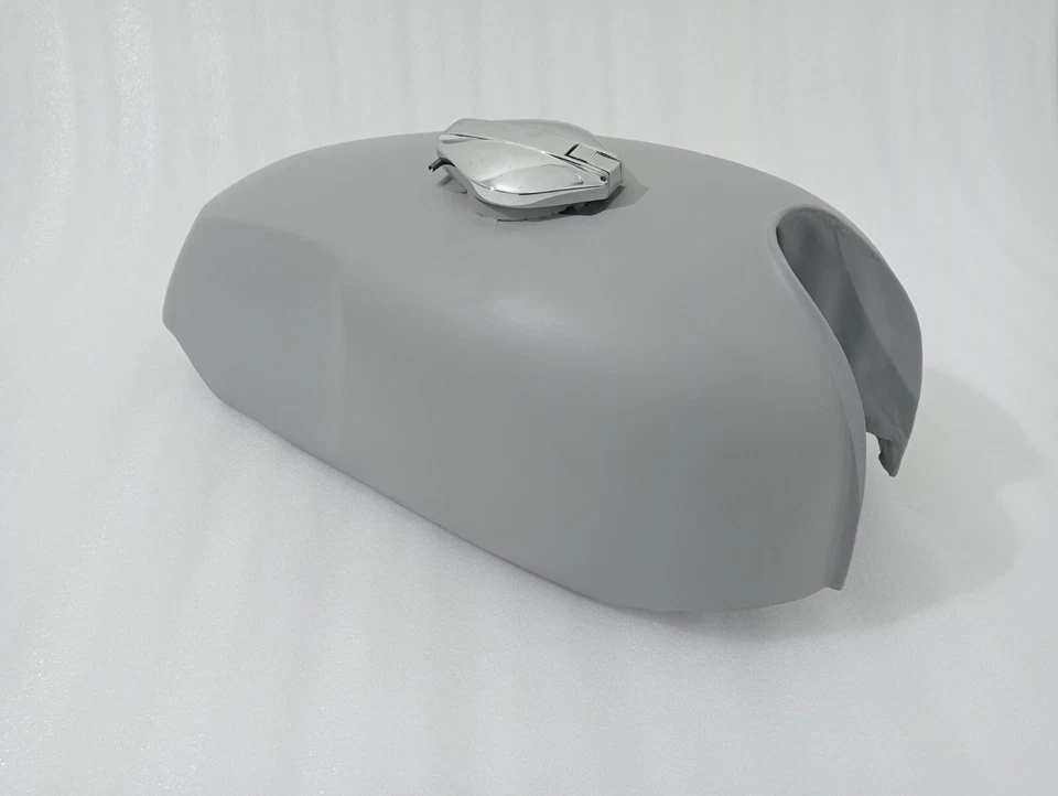 Norton Commando Roadster Steel Primer Coated Petrol Gas Fuel Tank +Cap |Fit For - Image 4 of 4