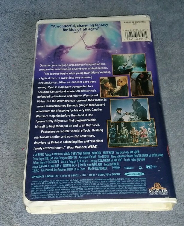 ミュージック Bass Day 97 Rufus Reid&Michael Moore VHS Warriors of Virtue VHS 1997 Clamshell Angus MacFadyen Ronny