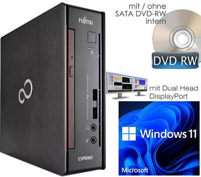 Fujitsu Esprimo I5-9500T 16GB DDR4 500GB SSD USB-C Windows 11