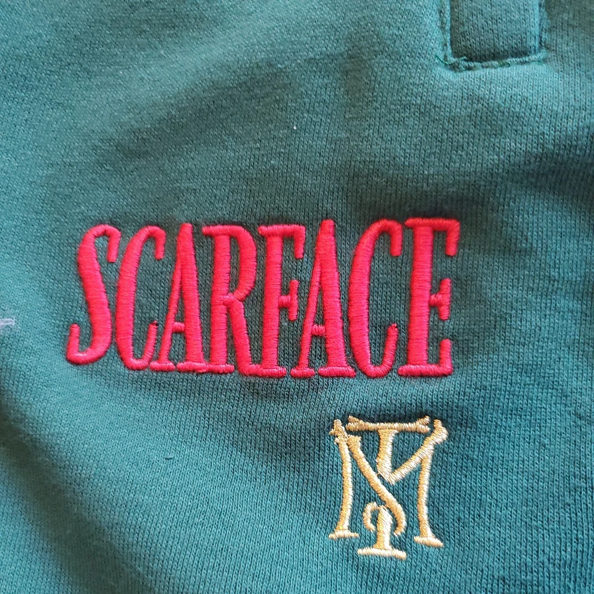 Menu0026#039;s Large Scarface x Shoe Palace Gym Basketball Shorts Fleece Green  New | eBay