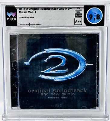 Halo 2 Vol 1 (CD Game Soundtrack 2004) WATA 9.8 A++ Brand New Factory Sealed OST