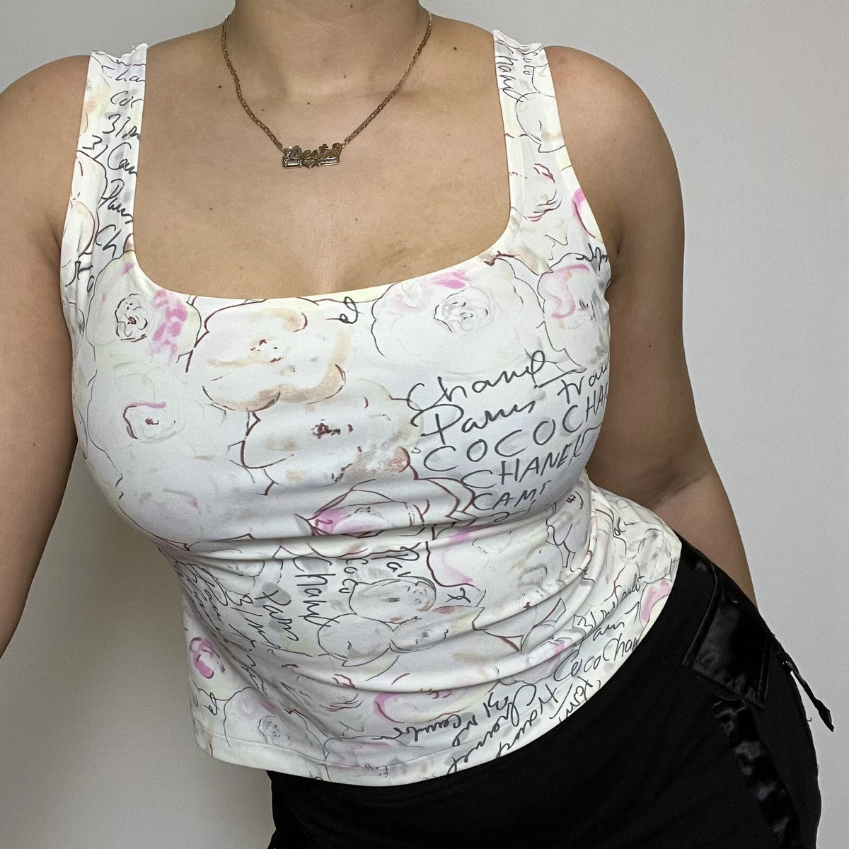 Vintage chanel tank top clearance