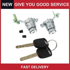 Pack of 2 For Honda CRV 2003-2006 Door Lock Cylinder with 2 Keys 72185-S9A-013