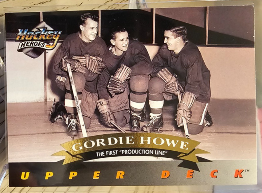 1992-93 Upper Deck Hockey Heroes Gordie Howe #21 Detroit Red Wings