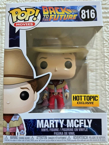 Funko Pop! Movies #816: Marty McFly (Cowboy) Back To The Future ~ Hot Topic Excl