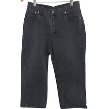 Jordache Vintage High Waisted Straight Leg Jeans Faded Black Size 11/12 READ