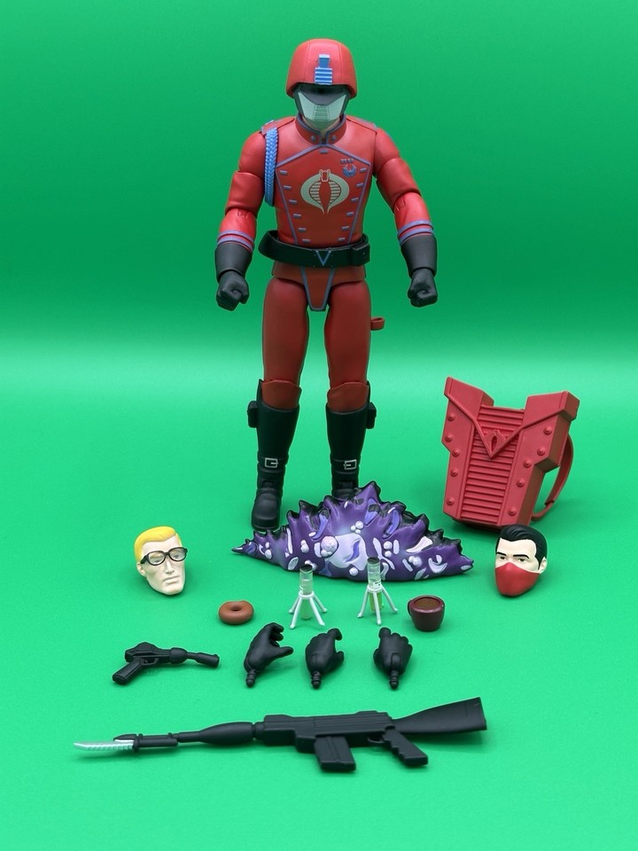 G.I. Joe : Destro - avec fonction lumineuse - Figurine d'action 1/12 - 17 cm