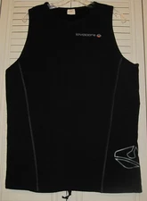 LAVACORE Mens Black Polytherm Triclimate SPF 30+ Lightweight Water Vest L