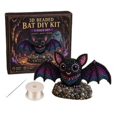 Tiny 3D Beaded Animal DIY Kit Handmade Fun Craft Set Bead Embroidery Kit