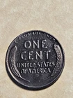 1945 Lincoln Wheat Cent-Dark Toned-(Black toned)-see pics # 1416