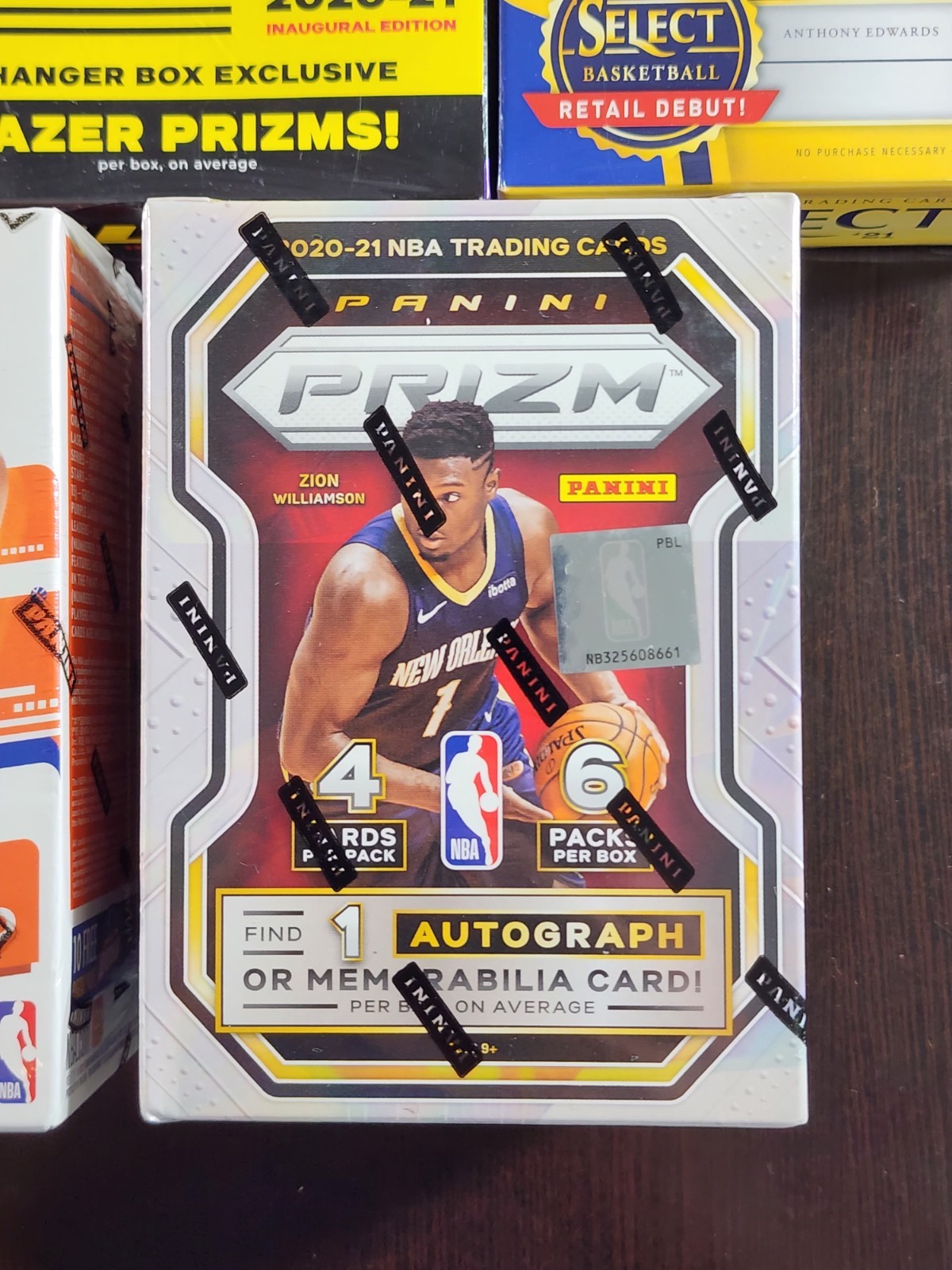 (5) Box Lot Basketball 2020 Select Prizm Donruss Blaster Rare Auto Sealed Packs view 4