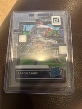 AARON ASHBY 2022 Panini Chronicles #62 Clearly Donruss Rated Rookie RC