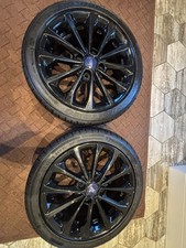 2 FIESTA/KA+ ALLOY WHEEL 17” 12-SPOKE DESIGN,PANTHER BLACK(pair)