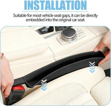 2PCS Car Seat Gap Filler, Vehicle Storage Plug Blocker Organizer Between Seat...