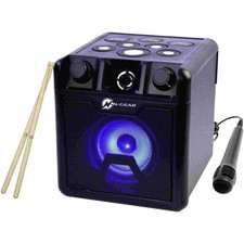 N-Gear Block Drum Block Bluetooth Speaker with Drum Pads and LED Lightning NEW