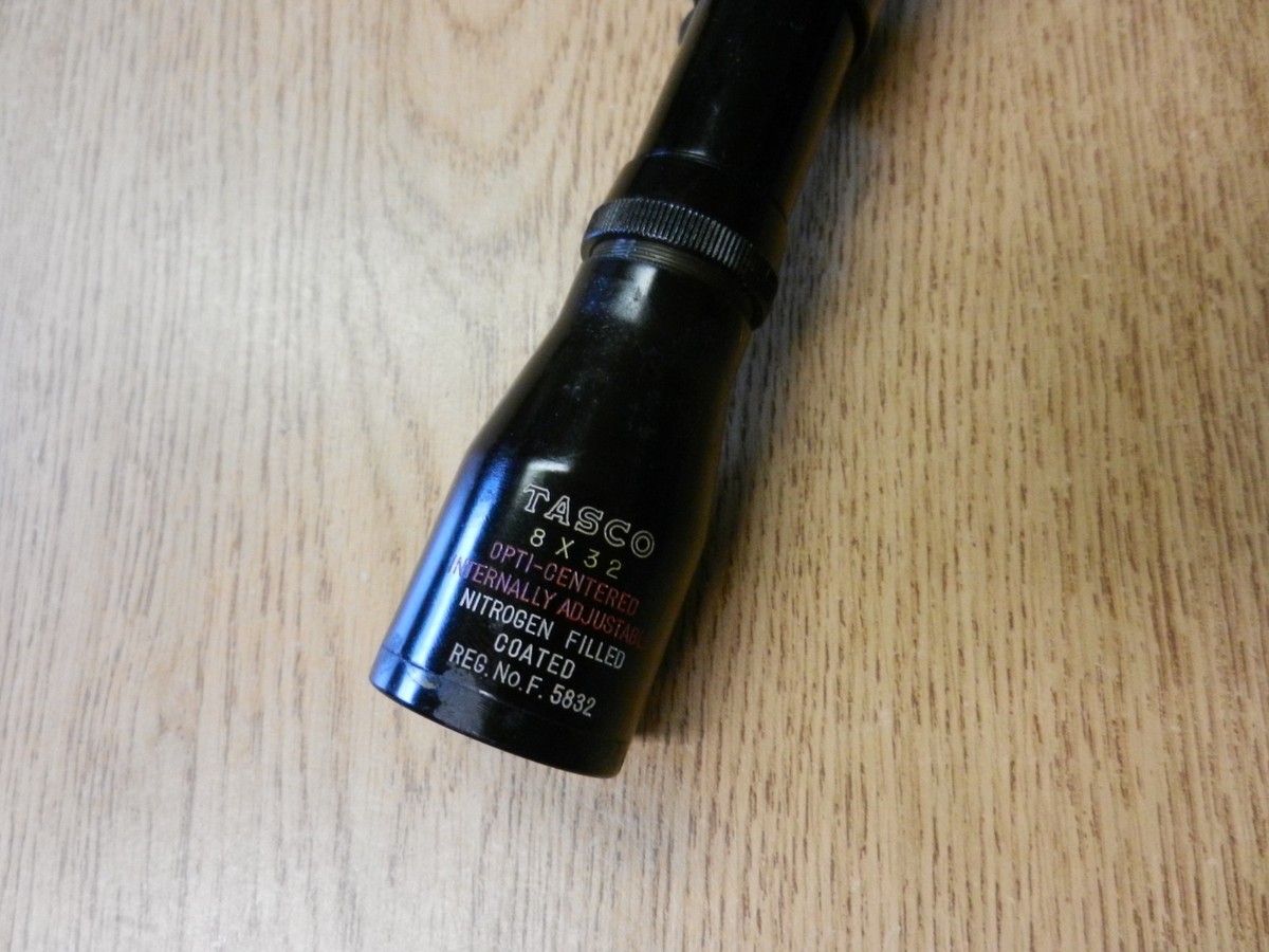 Vintage Tasco 8x32 MM Japan Rifle Scope Standard Crosshairs Model