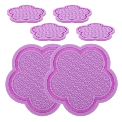 6 Pcs Car Flower Water Coaster Anti Slip Coasters for Cup Holders - Image 1 of 4