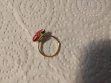 Christmas Sale - Pink Star Baby Ring - Size 3