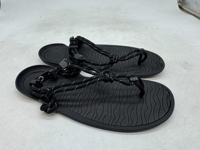 Xero Shoes Aqua Cloud Water-Sports Sandals Women's Black Flip-Flop Comfort - 9