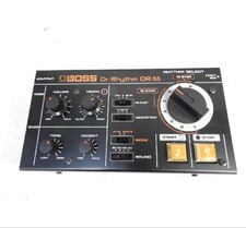 BOSS Dr Rhythm DR-55 Vintage Analog Drum Machine Black Rhythm Composer JP Rare