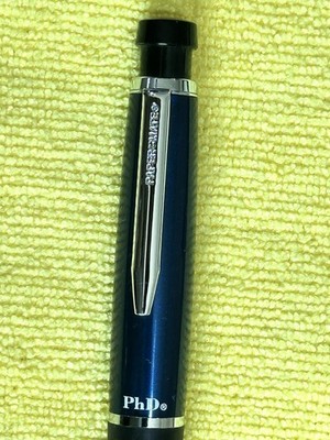 Paper Mate PhD Midnight Blue Ballpoint Pen, imperfections, 2nds, rated good
