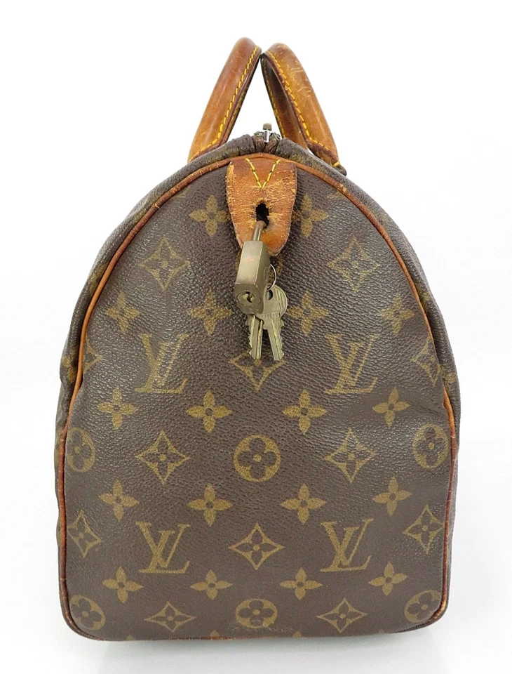 Auténtico bolso de mano Louis Vuitton Speedy 35 con monograma Boston #62264 Foto 4 de 4