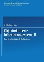 H. -J. Bullinger | Objektorientierte Informationssysteme Ii | Taschenbuch (1992)