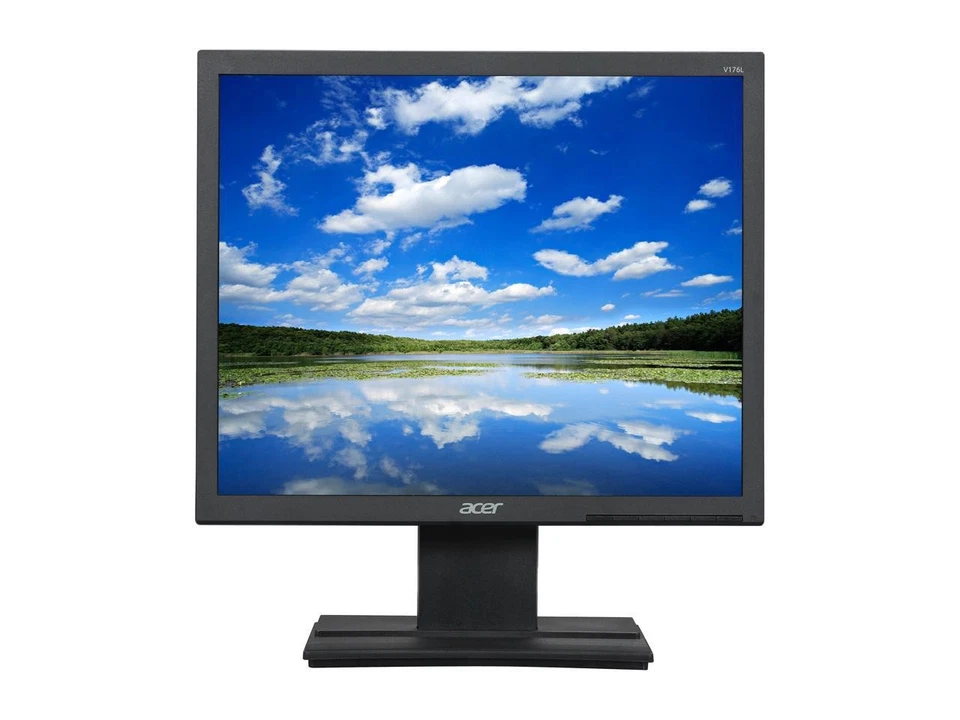 Acer 17" 75 Hz TN SXGA LCD Monitor 5 ms D-Sub Flat Panel V176L UM.BV6AA.002 - Image 2 of 4