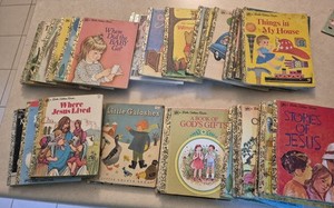 Vintage Little Golden Books Lot of 42 (1940s-1980s) Includes 1st Edition +...