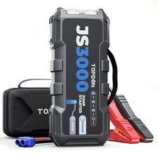 JS3000 12V 3000A Battery Booster Jump Starter Pack for Up to 9L Gas/ 7L Diesel