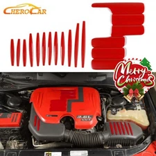 For Dodge Challenger Charger 2009-23 Front Engine Hood Cover Panel Trim Overlay