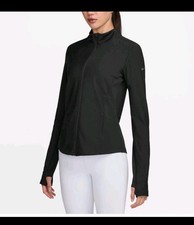 Nike Women's One Dri-FIT Full Zip Midlayer Jacket Size Large NWT Black Thumbhole