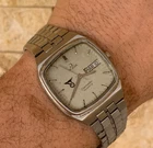 Vintage Omega Seamaster Quartz IDF Military Issued Issued Watch Hebrew Engraved