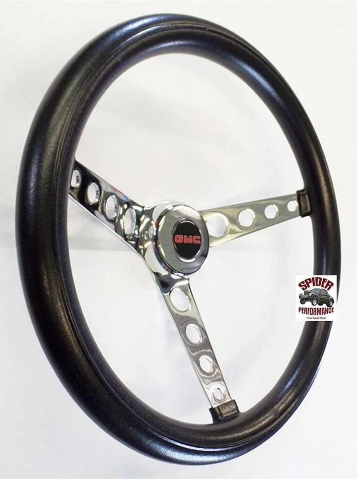 1960-1969 Suburban GMC пикап рулевое колесо 14 1/2» классический хром - Изображение 2 из 4