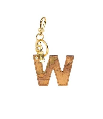 ALVIERO MARTINI 1st CLASS - Keychain Charm Letter W Natural Beige