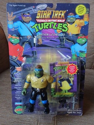 Playmates Teenage Mutant Ninja Turtles TMNT Star Trek Leonardo 1994 sealed