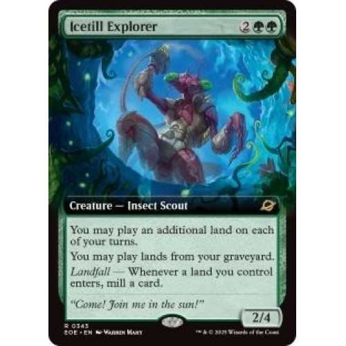 ICETILL EXPLORER (EXTENDED ART) Edge Of Eternities EOE Magic MTG