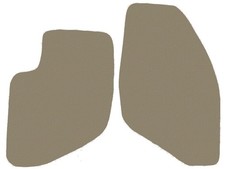 Basic Front Fußmatten Beige für Volvo S60 2000-2010 Automatten