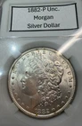 1882-P Morgan Silver Dollar Ungraded 90% Silver in NGC Style Slab Holder