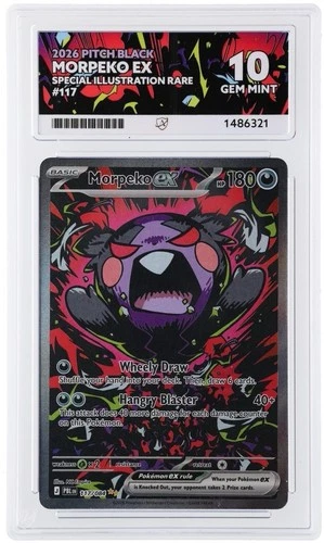 Pokemon TCG Morpeko 117/084 Full Art Secret Rare Ace Graded 10 Gem Mint