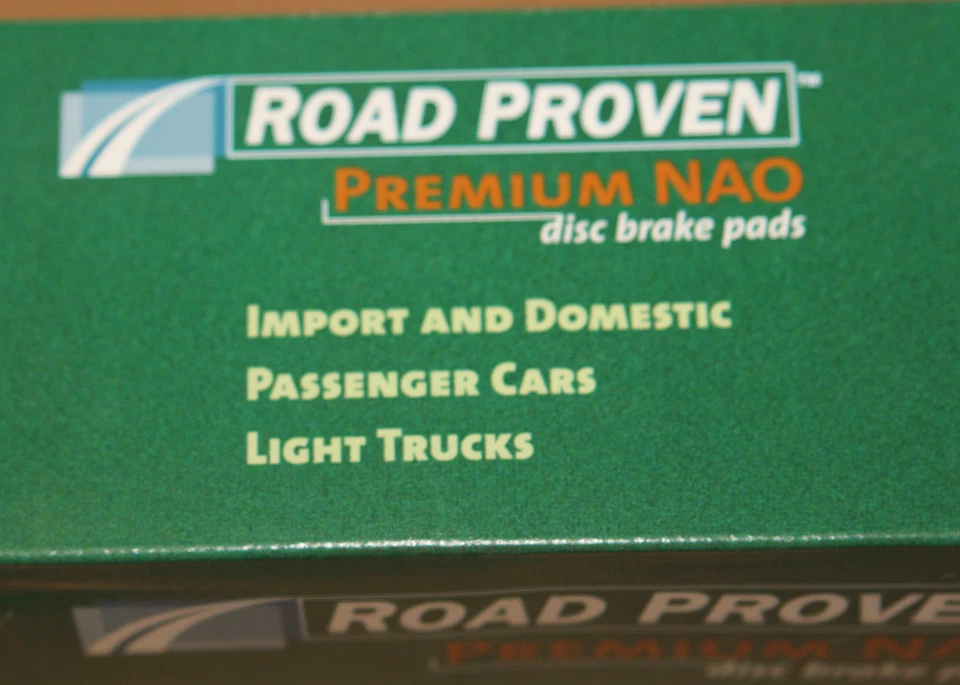 Fits 90-05 Chrysler Dodge Eagle Mitsubishi Front Brake Pads Road Proven 63-D484 - Image 2 of 3